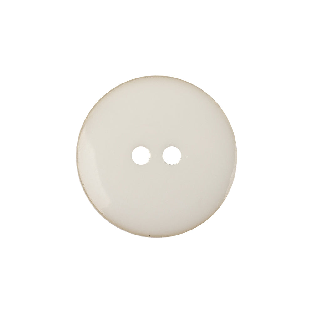 Ivory Iridescent 2-Hole Plastic Button - 34L/21.5mm Detail Ivory Iridescent 2-Hole Plastic Button - 34L/21.5mm Detail