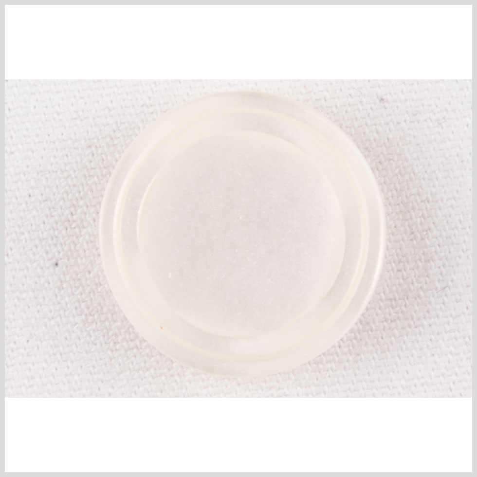 White Plastic Button - 40L/25.5mm White Plastic Button - 40L/25.5mm