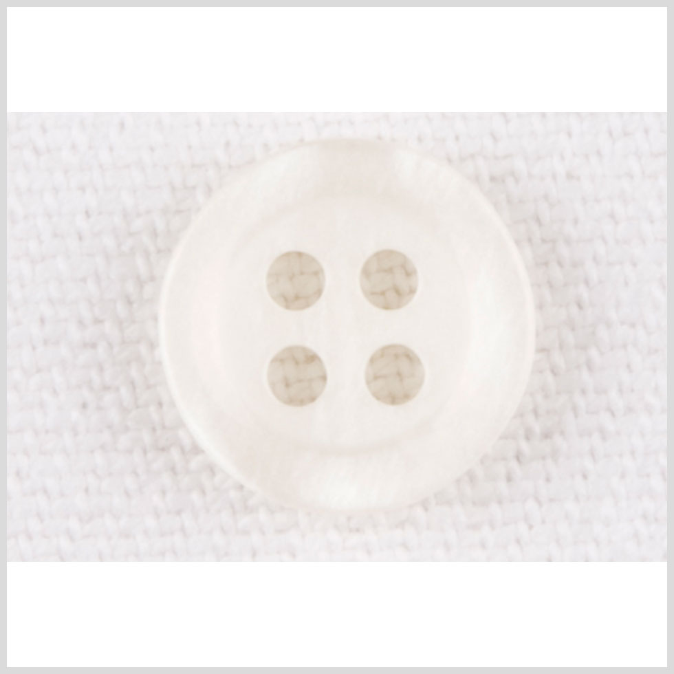Plastic 4-Hole Button - 18L/11.5mm - Ivory Wide Rim Plastic 4-Hole Button - 18L/11.5mm - Ivory Wide Rim