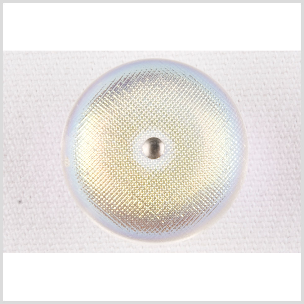 Iridescent Plastic Button - 24L/15mm Iridescent Plastic Button - 24L/15mm