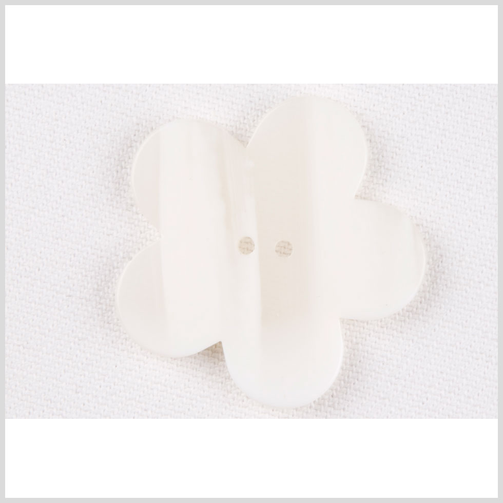 White Plastic Button - 54L/34mm White Plastic Button - 54L/34mm