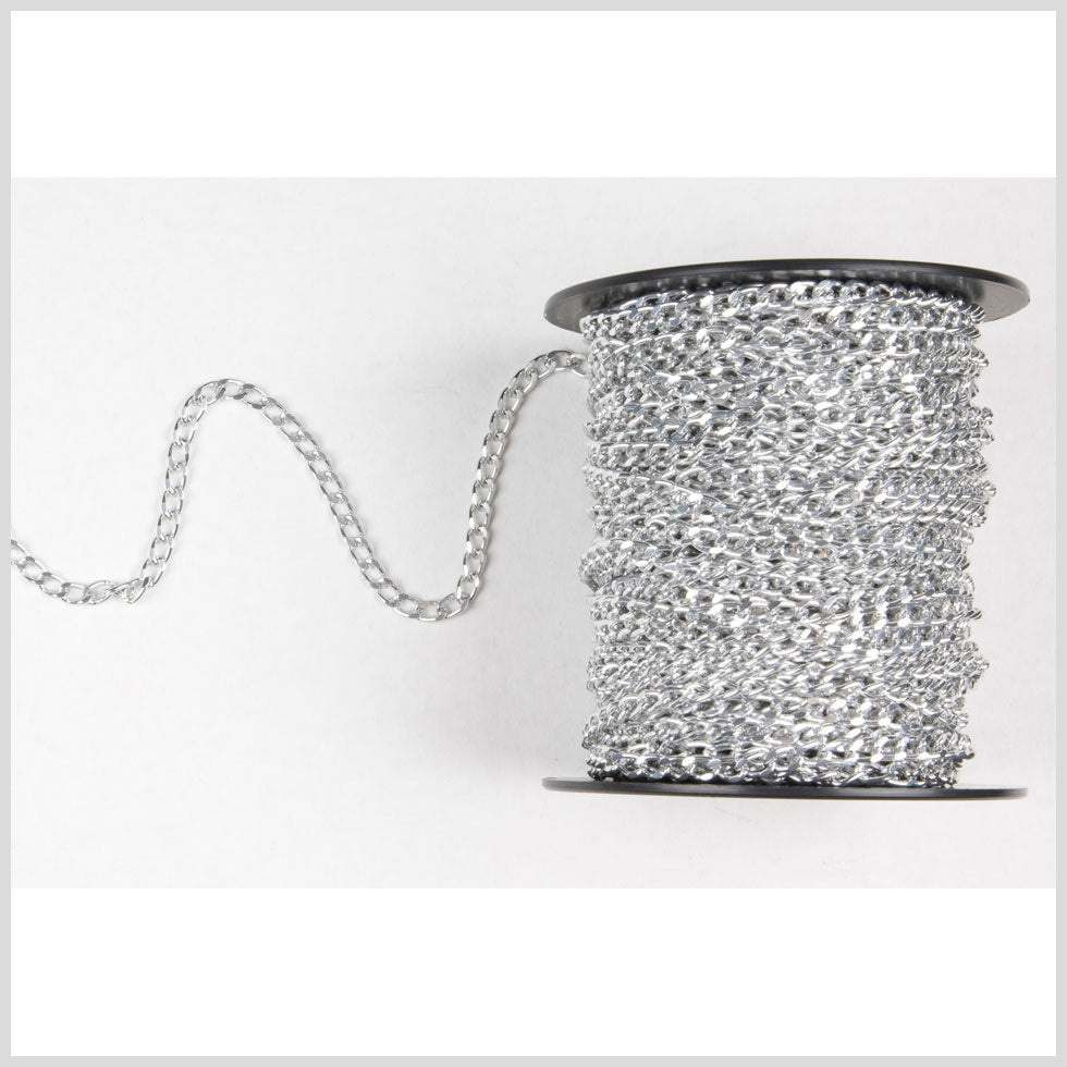 3/16 Silver Aluminum Metal Chain 3/16 Silver Aluminum Metal Chain