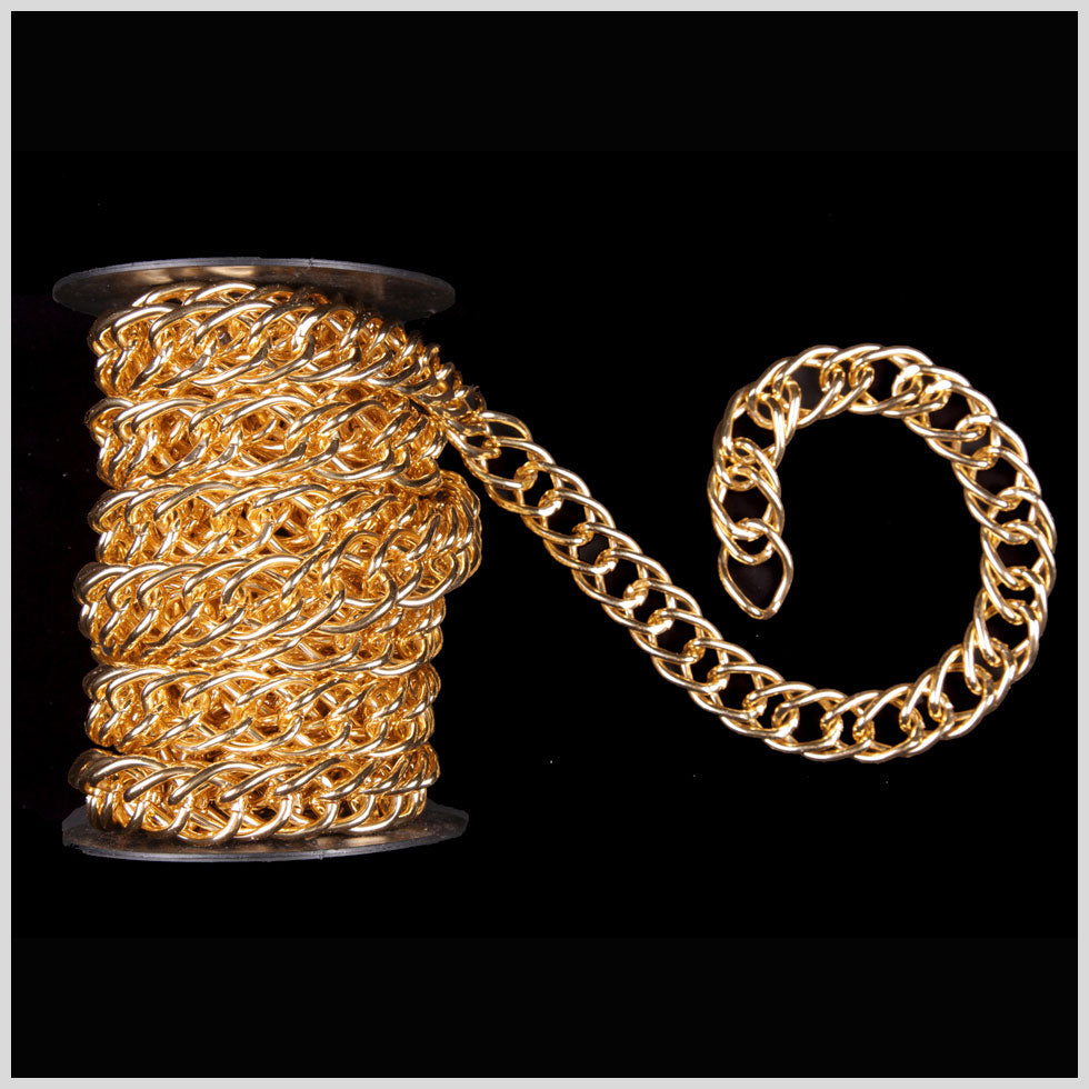 7/8 Gold Aluminum Metal Chain 7/8 Gold Aluminum Metal Chain