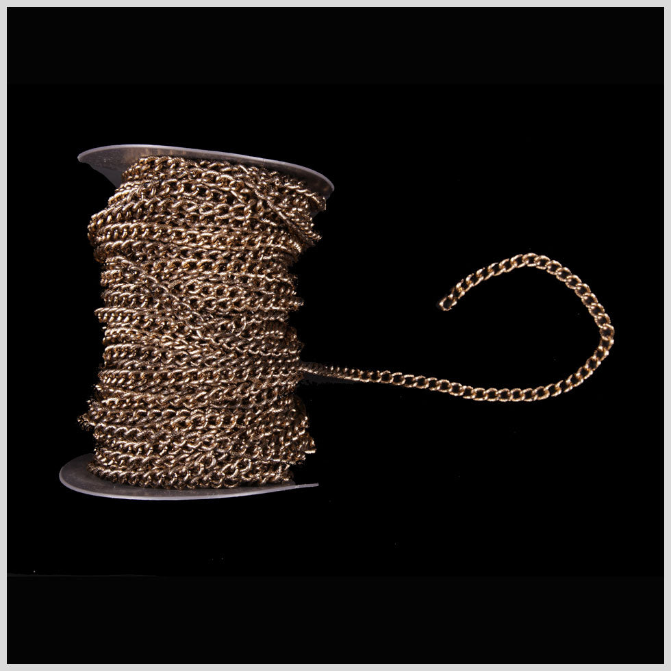 Antique Gold Aluminum Metal Chain - 7 mm Antique Gold Aluminum Metal Chain - 7 mm