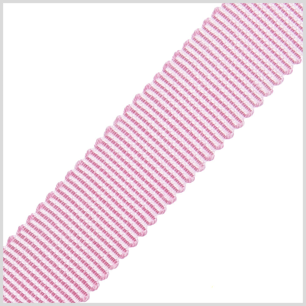 0.5 Light Pink Rayon Petersham Grosgrain Ribbon - Detail 0.5 Light Pink Rayon Petersham Grosgrain Ribbon - Detail