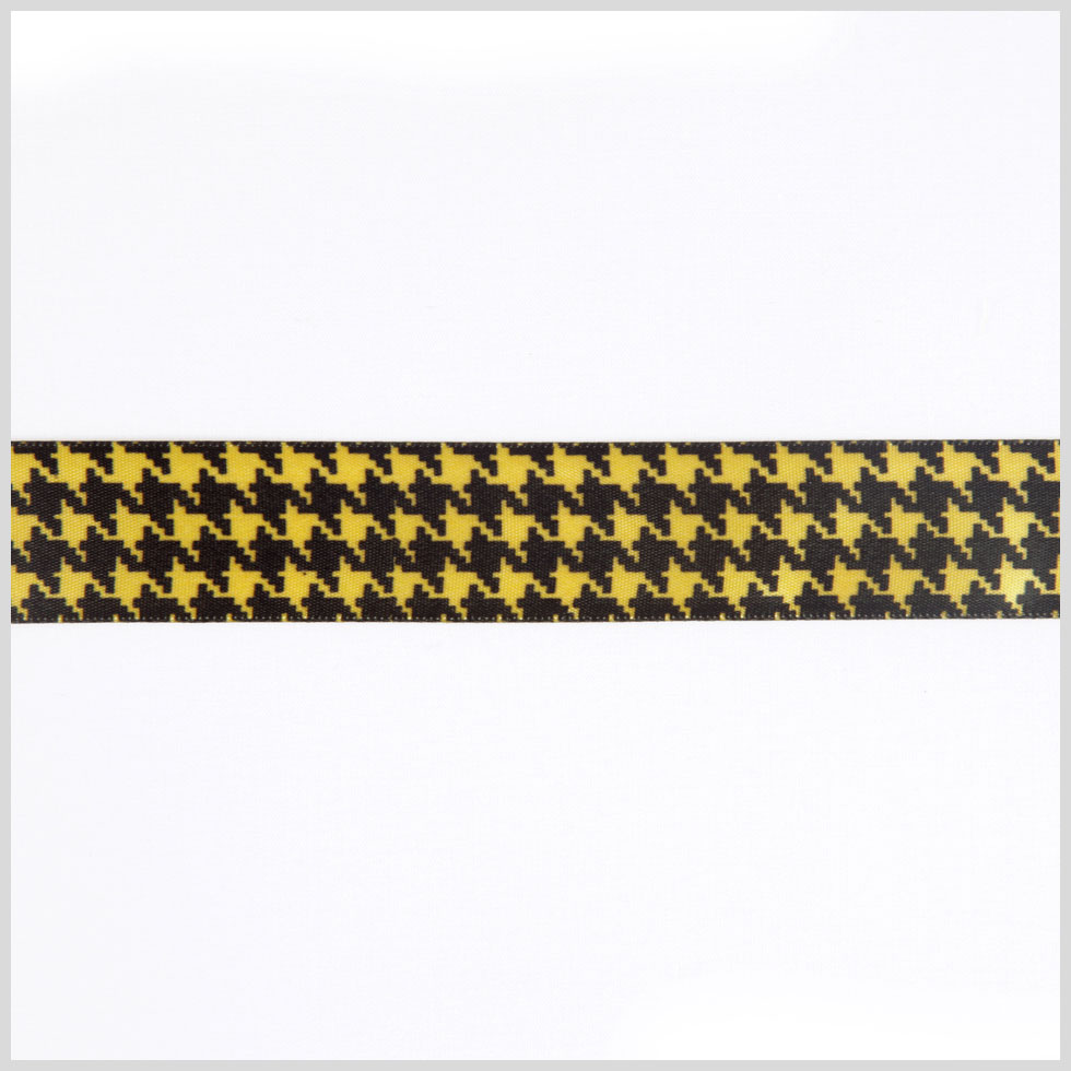 Yellow Gold Printed Satin Ribbon Yellow Gold Printed Satin Ribbon