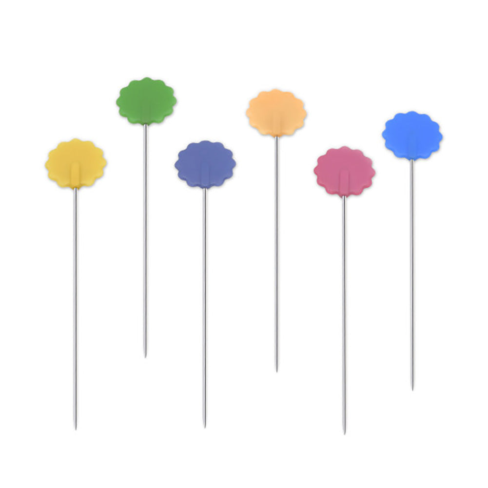 Dritz Flat Flower Head Pins - 1.75" Assorted Colors - 50 ct Full Dritz Flat Flower Head Pins - 1.75" Assorted Colors - 50 ct Full
