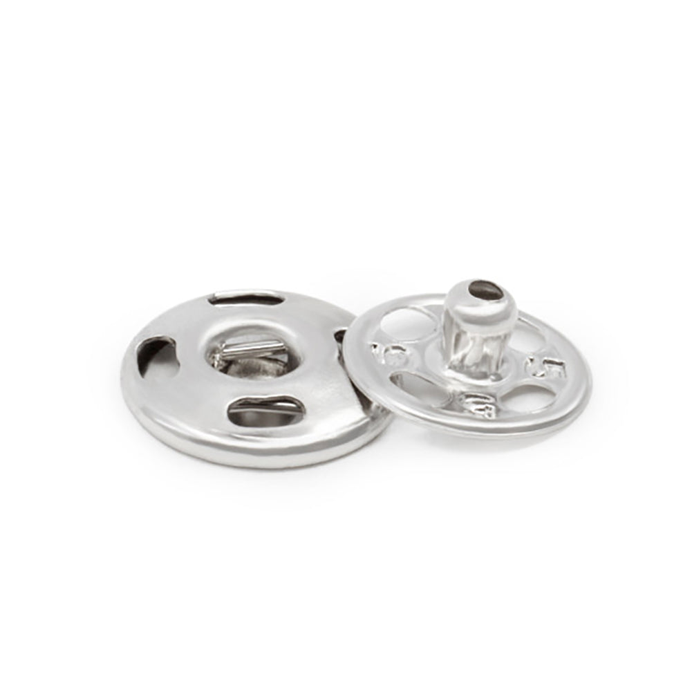 Dritz Sew-On Snaps - Nickel - Size 2/0, 10 Sets Dritz Sew-On Snaps - Nickel - Size 2/0, 10 Sets