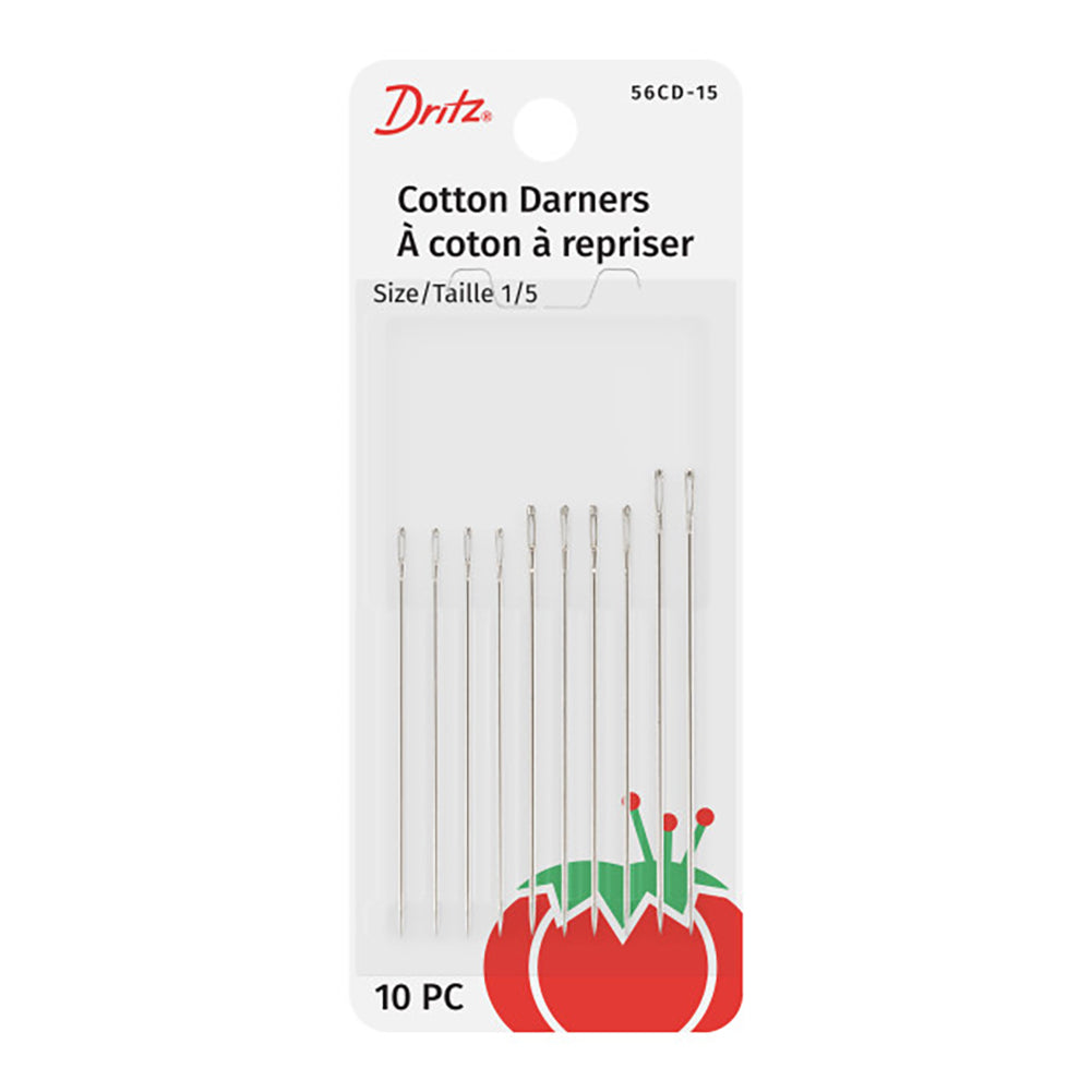 Dritz Cotton Darner Hand Needles - Size 1/5 - 10pc Dritz Cotton Darner Hand Needles - Size 1/5 - 10pc