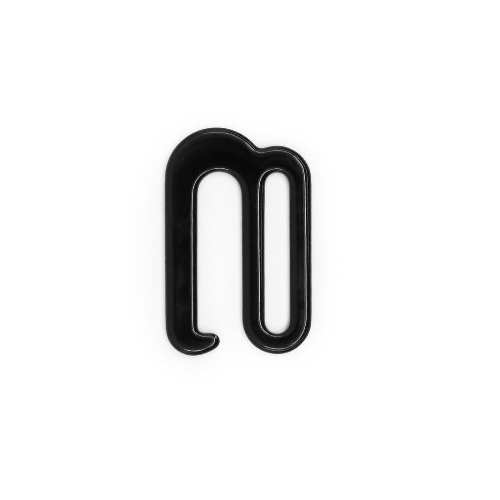 Dritz Swim Suit Bra G-Hooks - 0.75" Black Metal - 2pc Detail Dritz Swim Suit Bra G-Hooks - 0.75" Black Metal - 2pc Detail