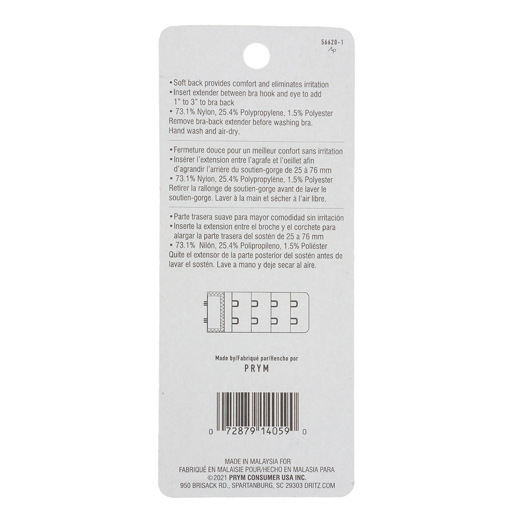 Dritz Black Bra Extender - 1.25" Detail Dritz Black Bra Extender - 1.25" Detail
