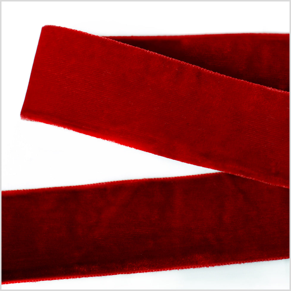 Red Double Face Velvet Ribbon - 1.5 Red Double Face Velvet Ribbon - 1.5