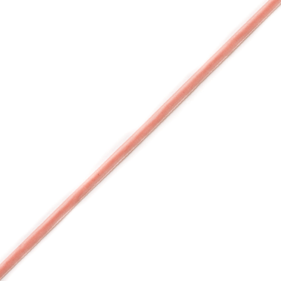 Coral Single Face Velvet Ribbon - 0.125 Coral Single Face Velvet Ribbon - 0.125