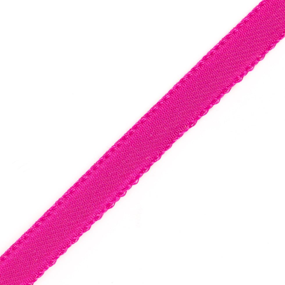Single Faced Velvet Ribbon Made in Italy - 1/8" - Azalea - Sabine Collection Detail Single Faced Velvet Ribbon Made in Italy - 1/8" - Azalea - Sabine Collection Detail