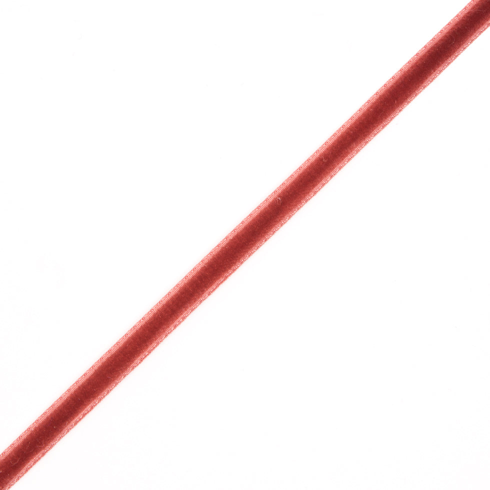 Italian Guava Single Face Velvet Ribbon - 5mm Italian Guava Single Face Velvet Ribbon - 5mm