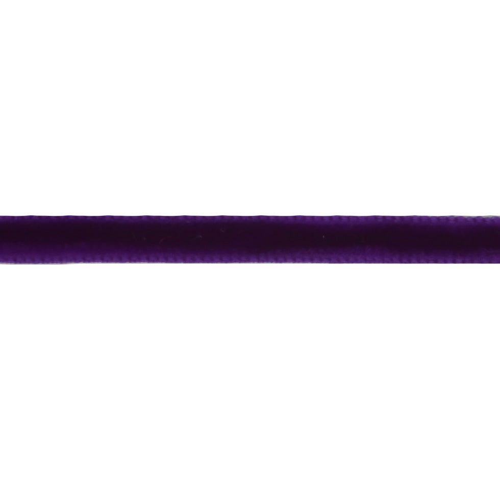 Purple Single Face Velvet Ribbon - 0.125 Purple Single Face Velvet Ribbon - 0.125