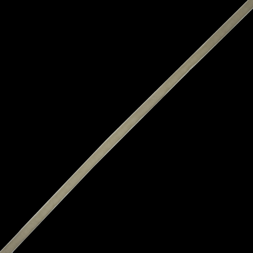 Ivory Single Face Velvet Ribbon - 0.375 Ivory Single Face Velvet Ribbon - 0.375