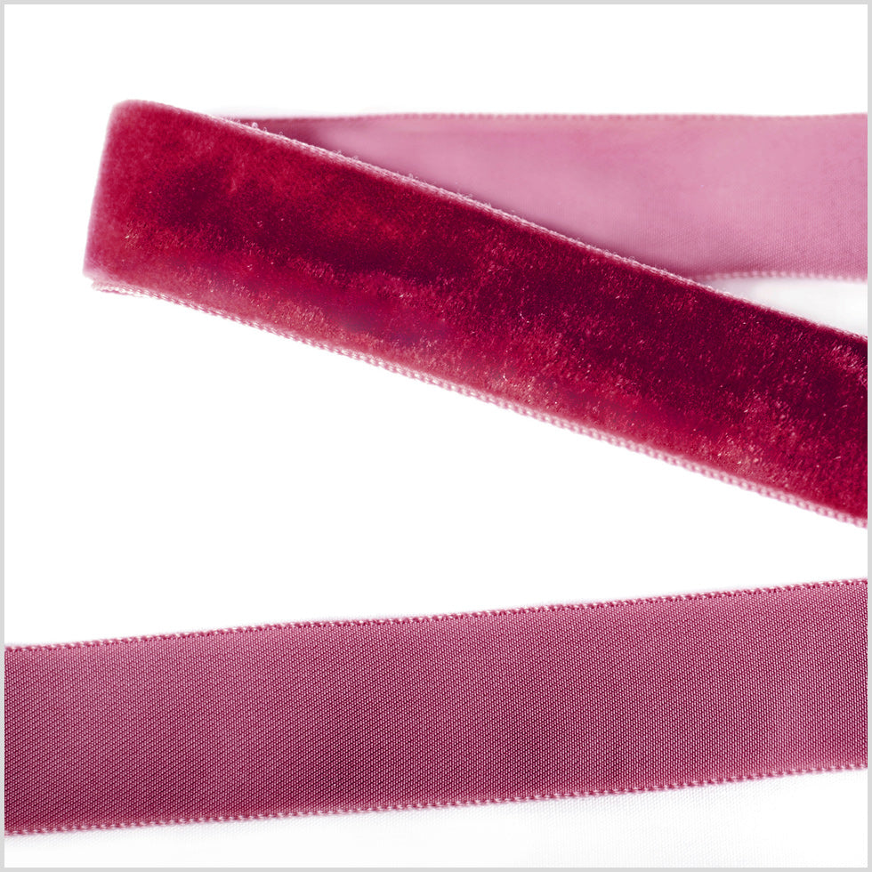 Azalea Single Face Velvet Ribbon - 0.875" Azalea Single Face Velvet Ribbon - 0.875"
