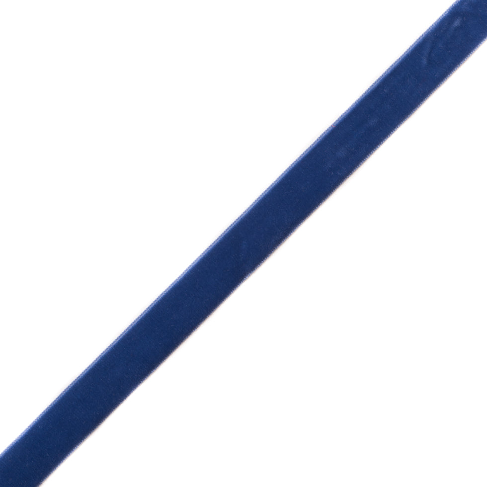 Periwinkle Single Face Velvet Ribbon - 0.875 Periwinkle Single Face Velvet Ribbon - 0.875