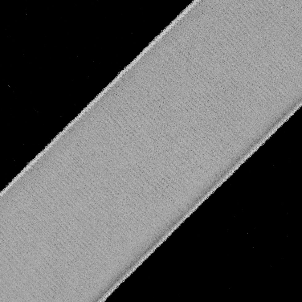 Off-White Single Face Velvet Ribbon - 1.5 - Detail Off-White Single Face Velvet Ribbon - 1.5 - Detail