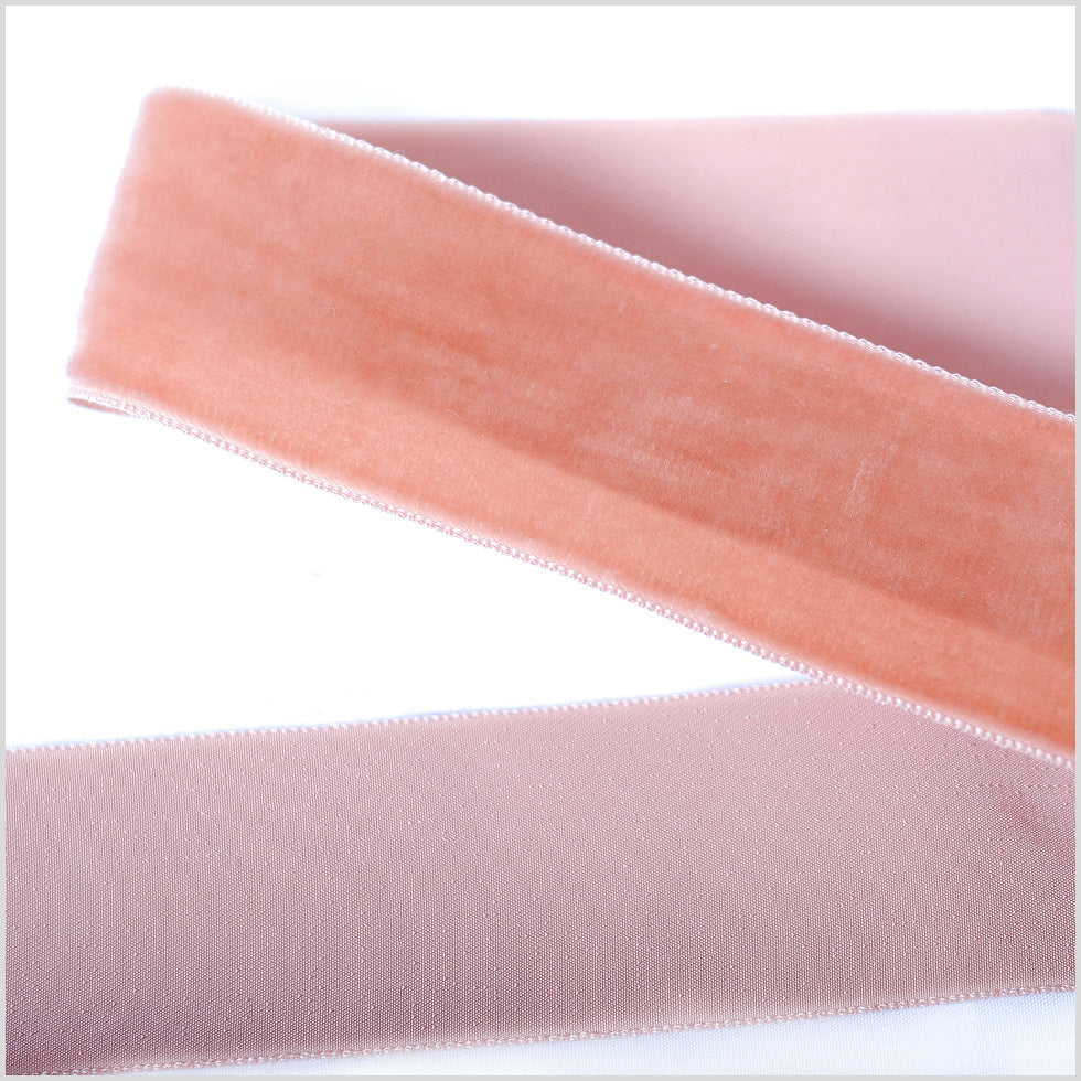 Coffee Single Face Velvet Ribbon - 1.5" Coffee Single Face Velvet Ribbon - 1.5"