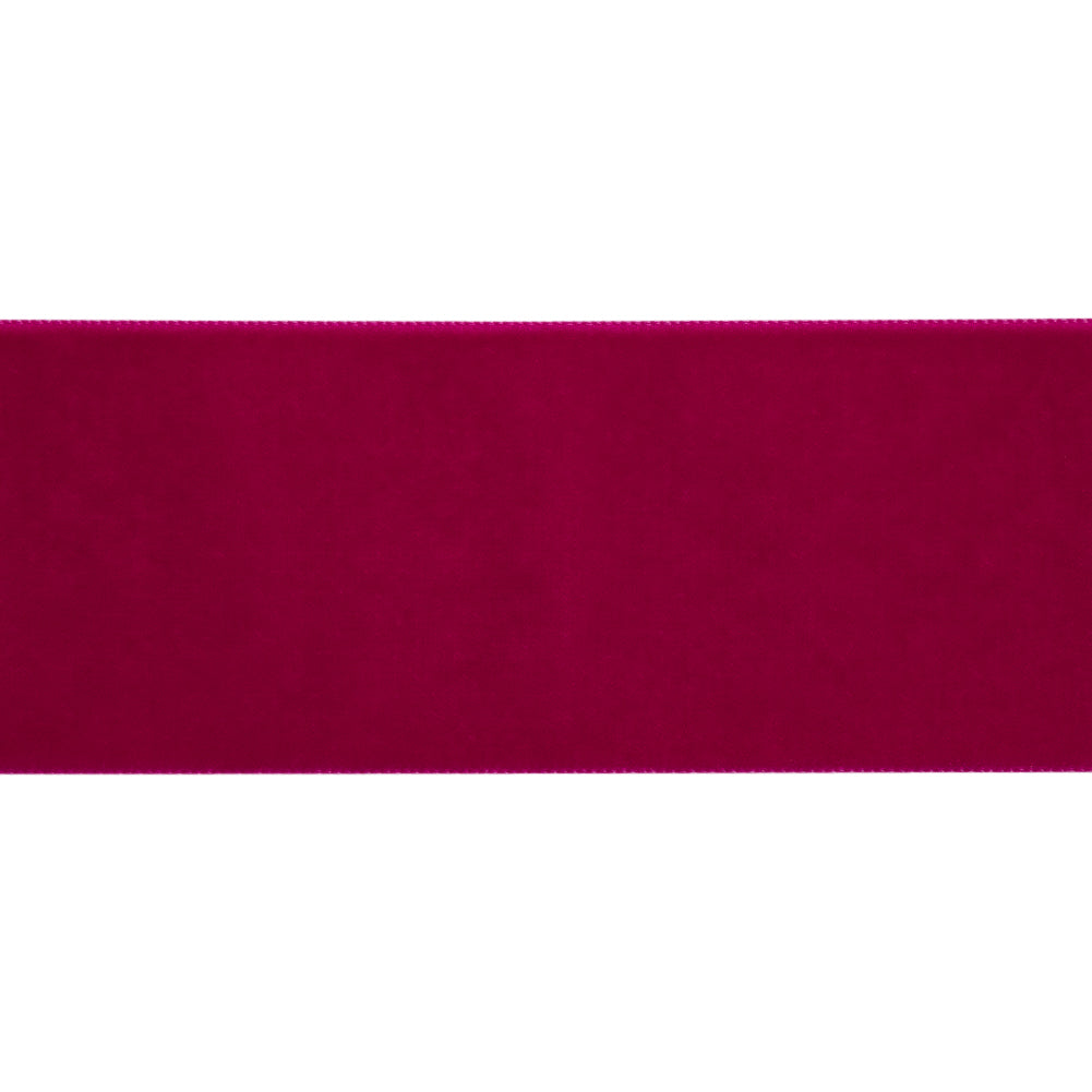 Azalea Single Face Velvet Ribbon - 2" Folded Azalea Single Face Velvet Ribbon - 2" Folded