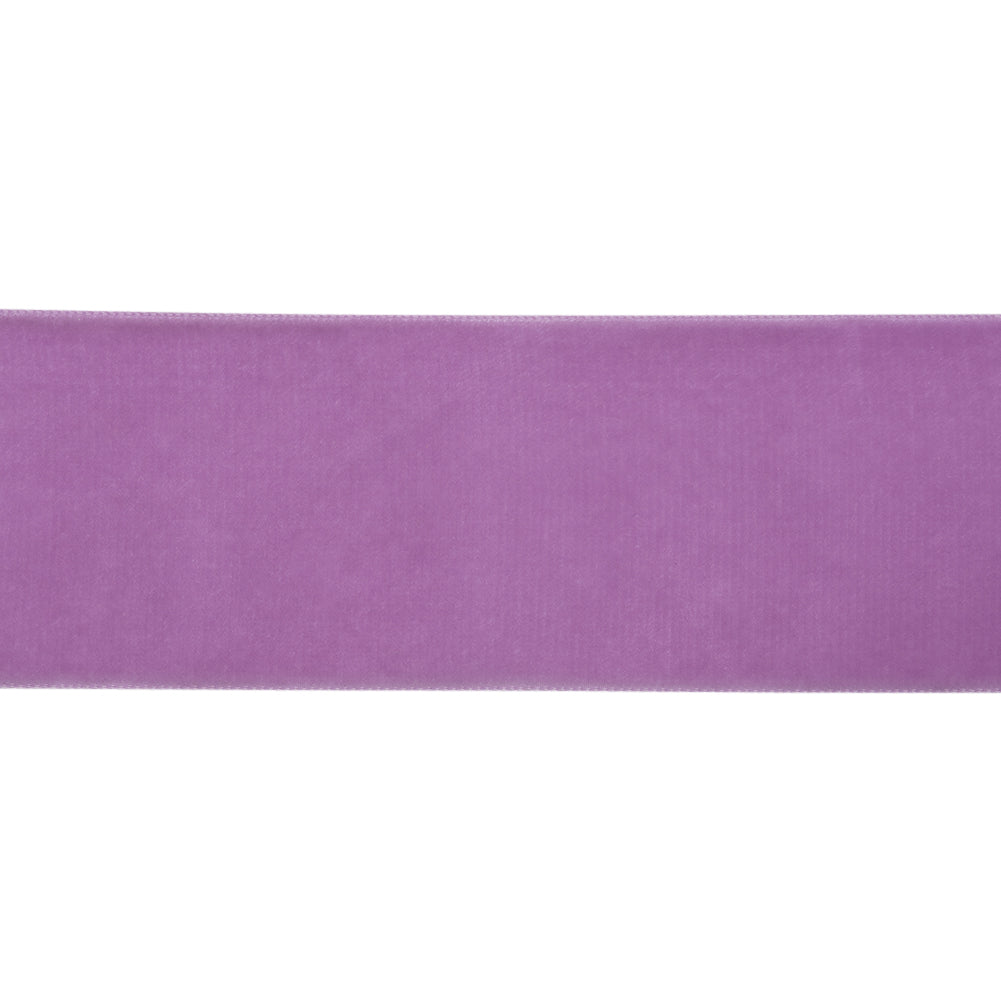 Light Purple Single Face Velvet Ribbon - 2" Folded Light Purple Single Face Velvet Ribbon - 2" Folded