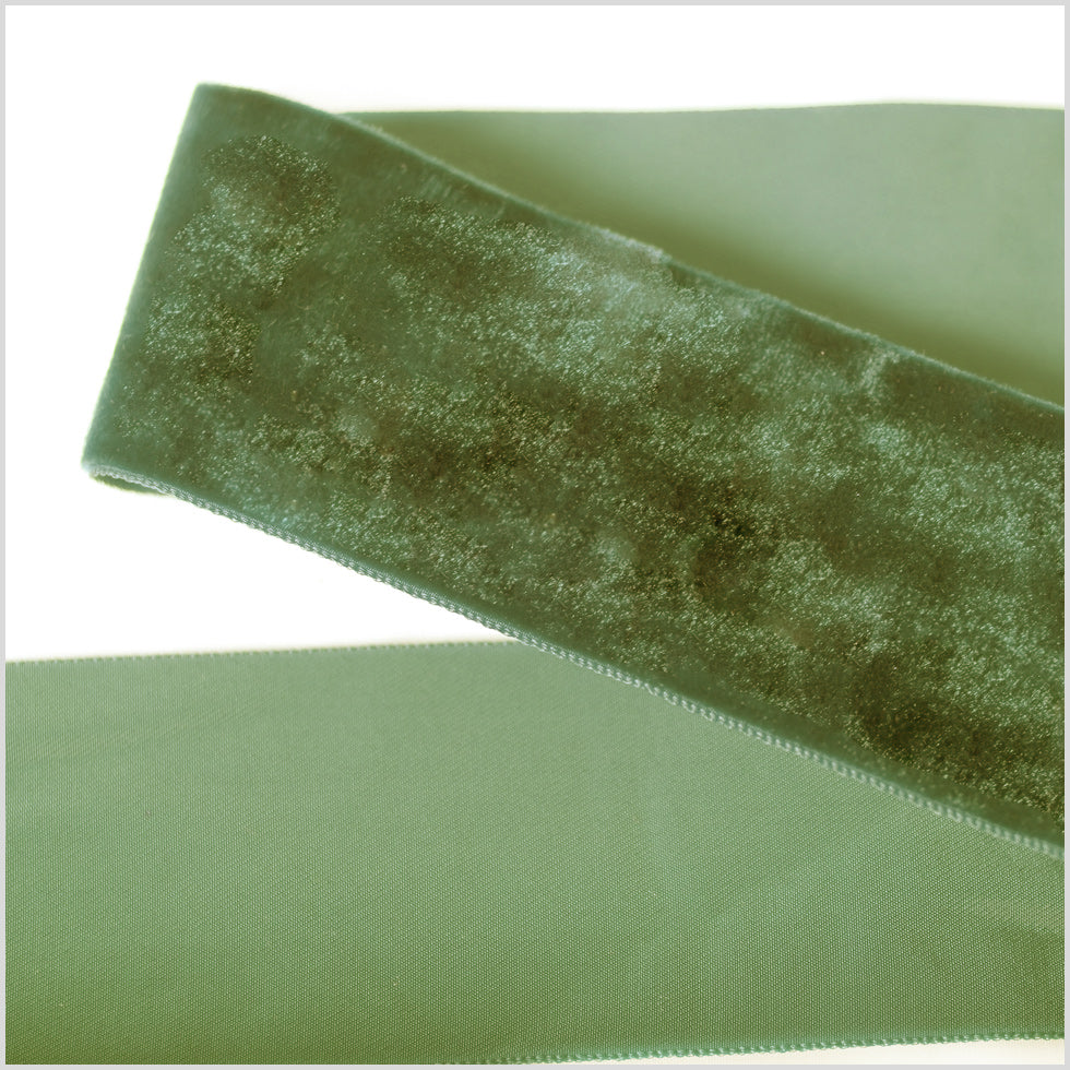Willow Single Face Velvet Ribbon - 2 Willow Single Face Velvet Ribbon - 2