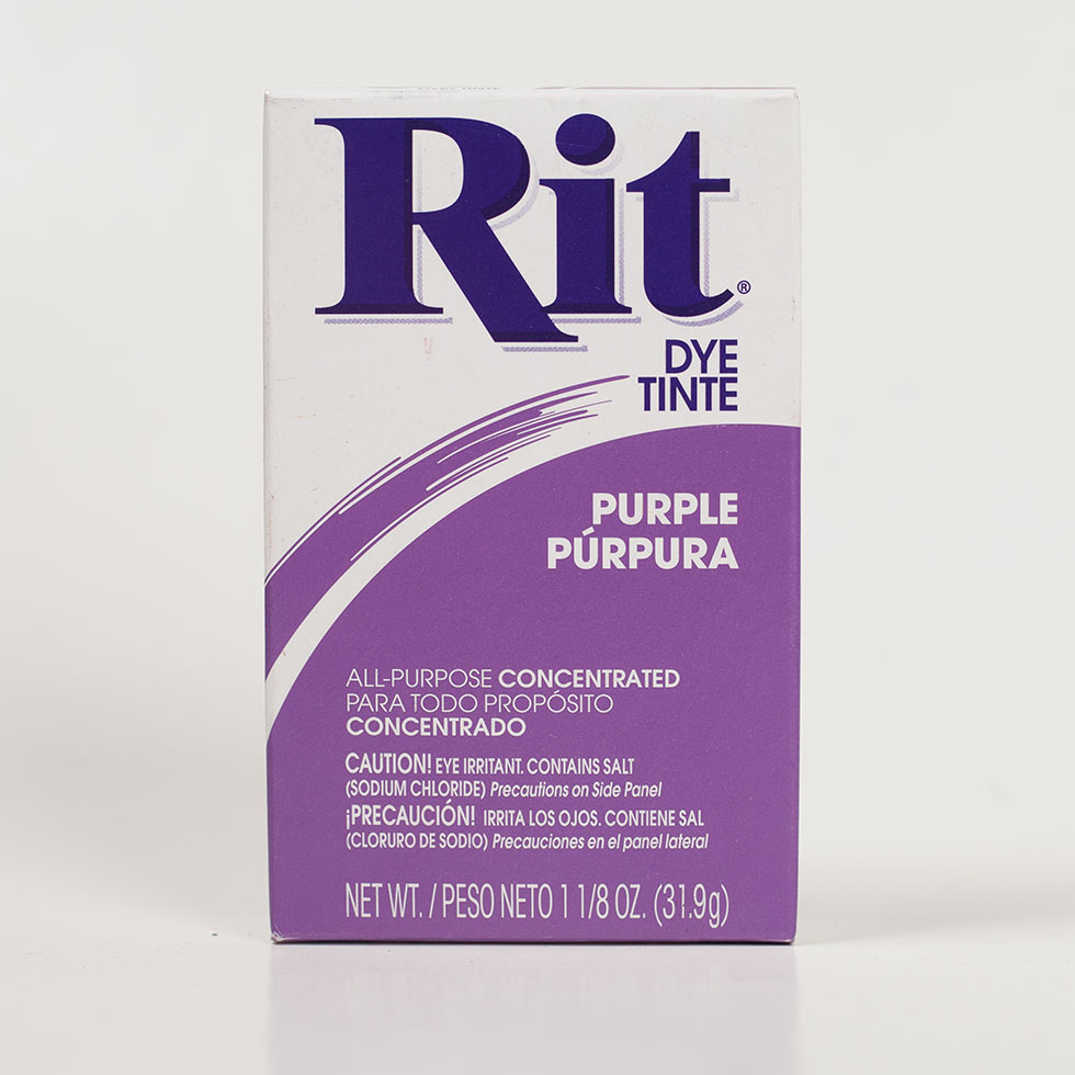 Rit All-Purpose Box Fabric Dye - Purple - 1 1/8oz Rit All-Purpose Box Fabric Dye - Purple - 1 1/8oz