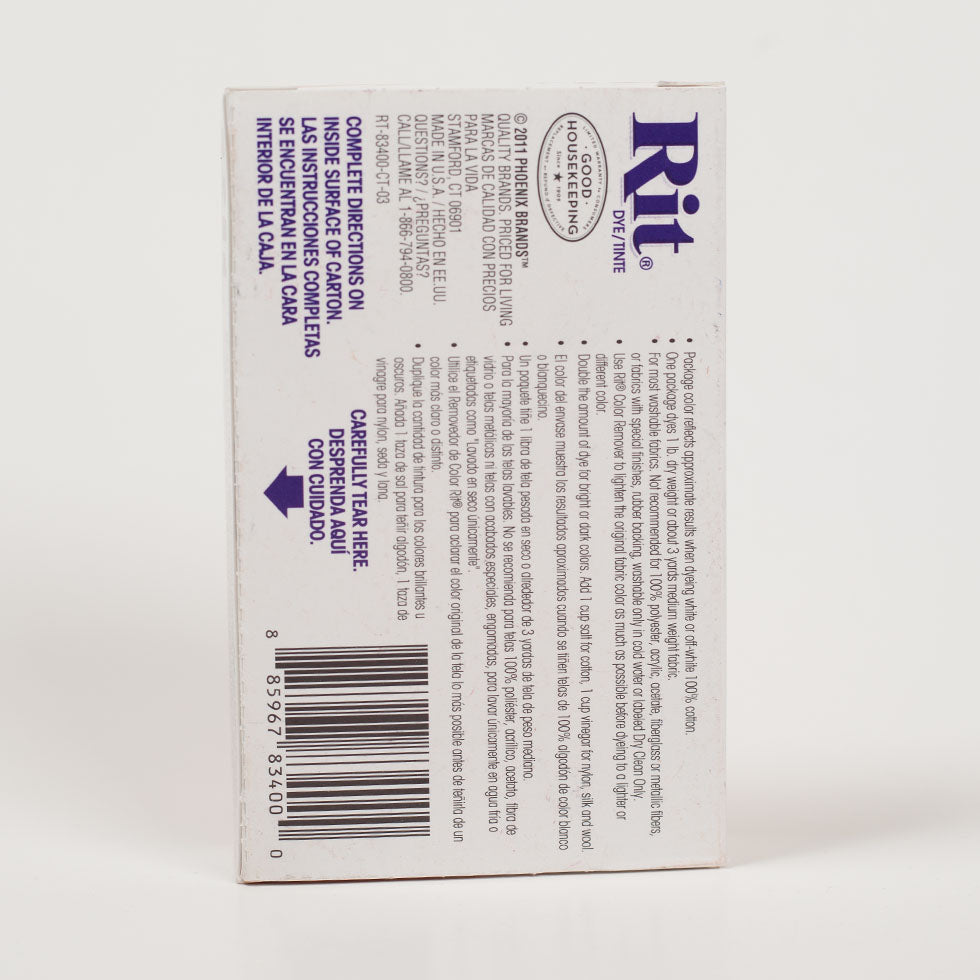 Rit Petal Pink Box Dye - Detail Rit Petal Pink Box Dye - Detail