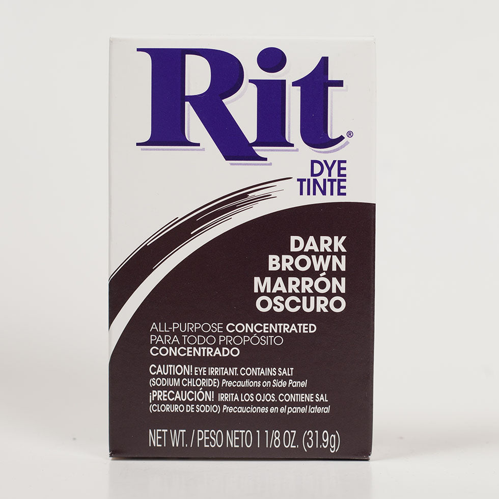Rit All-Purpose Box Fabric Dye - Dark Brown - 1 1/8oz Rit All-Purpose Box Fabric Dye - Dark Brown - 1 1/8oz