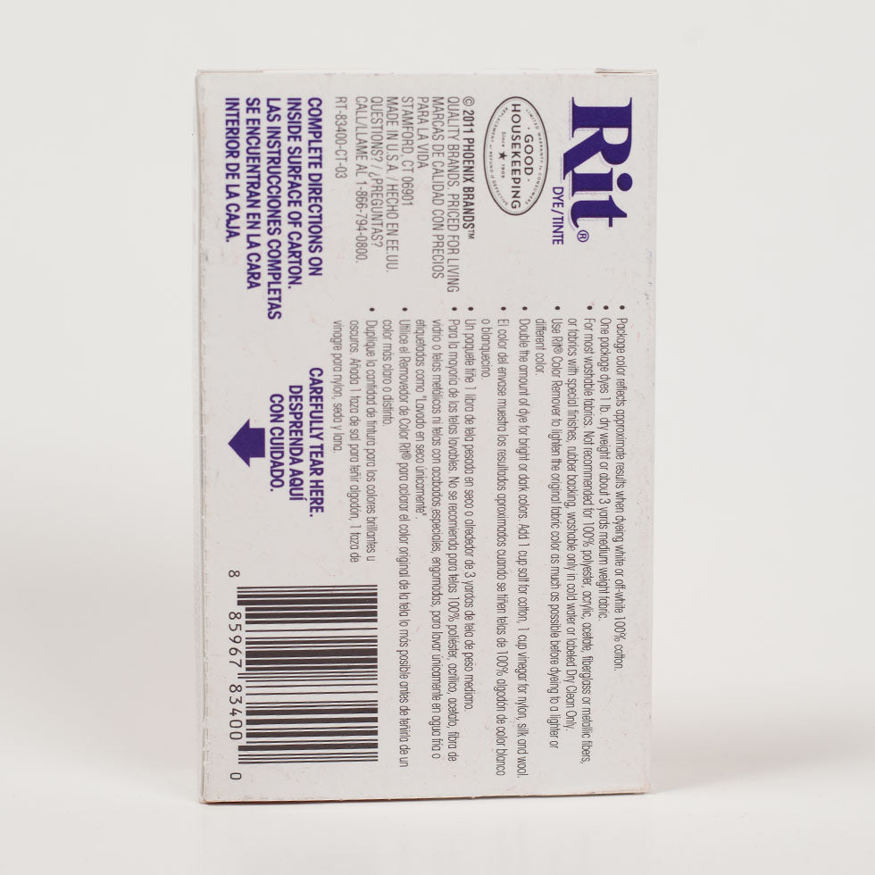 Rit Scarlet Red Box Dye - Detail Rit Scarlet Red Box Dye - Detail