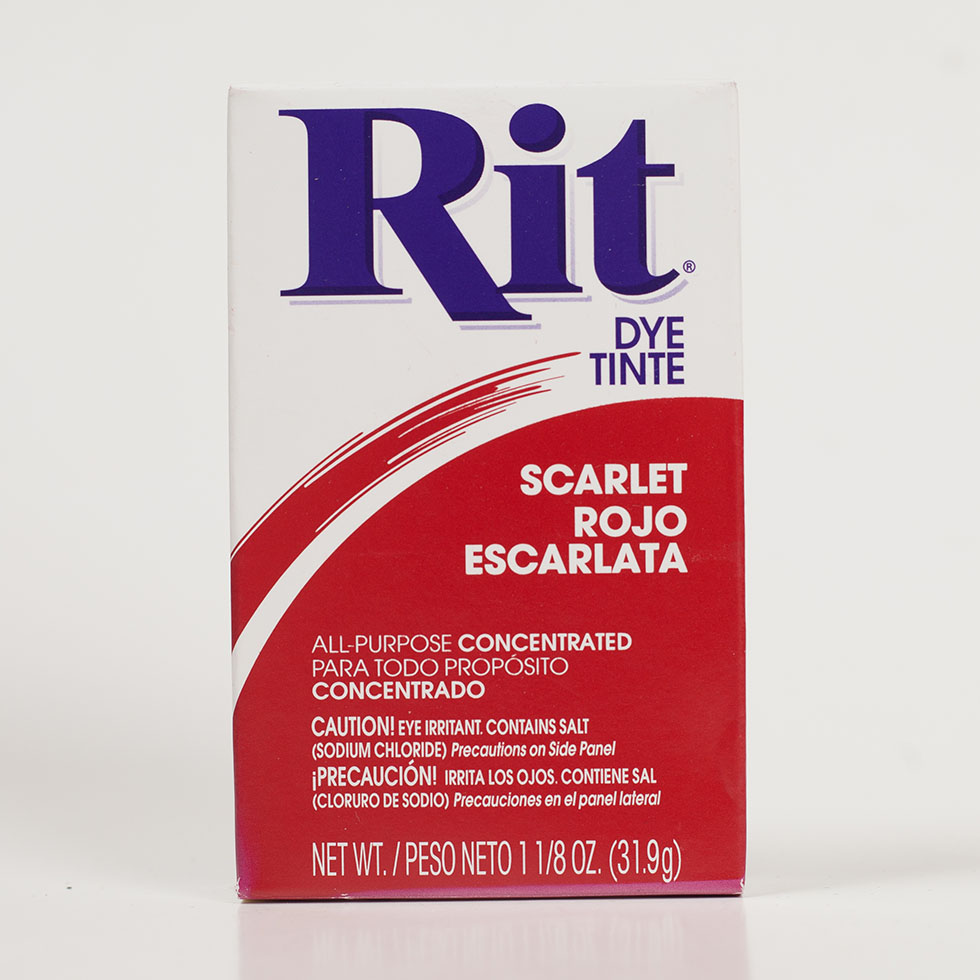 Rit Scarlet Red Box Dye Rit Scarlet Red Box Dye