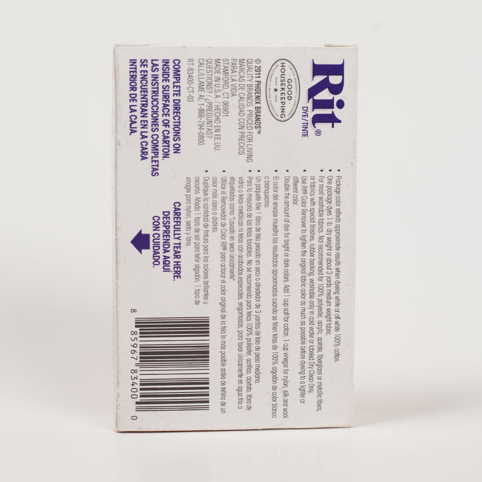 Rit Kelly Green Box Dye - Detail Rit Kelly Green Box Dye - Detail