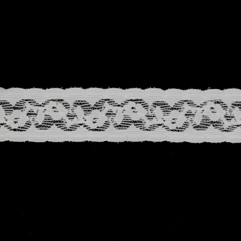 1 1/4 Ivory Sheer Lace Trim 1 1/4 Ivory Sheer Lace Trim