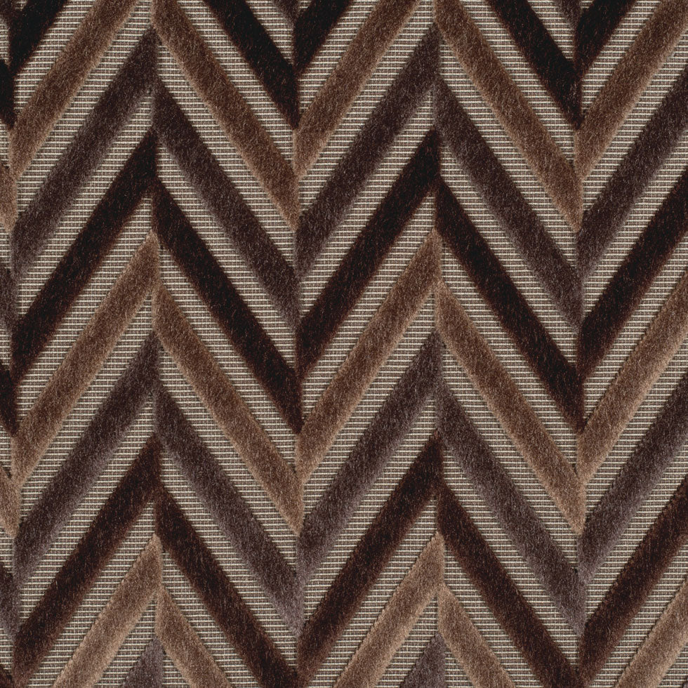 Brown Geometric Velvet Brown Geometric Velvet