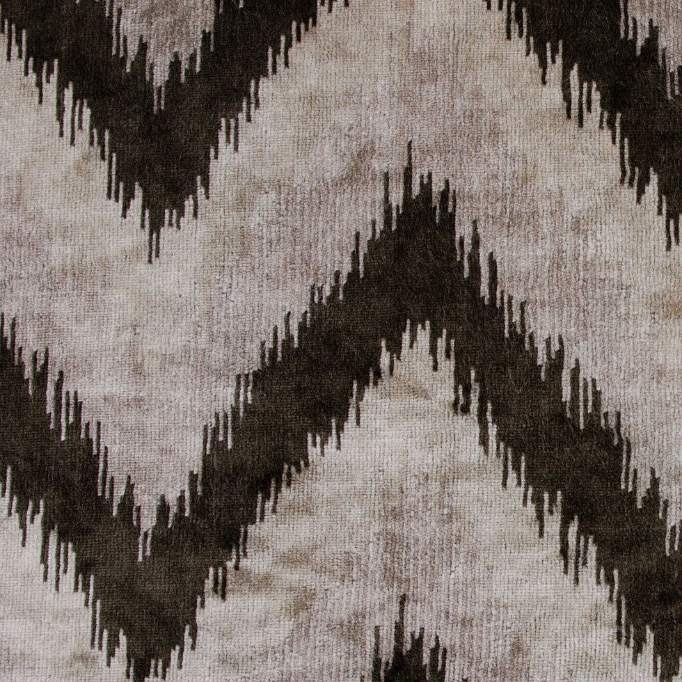 Gray Ikat Velvet Gray Ikat Velvet