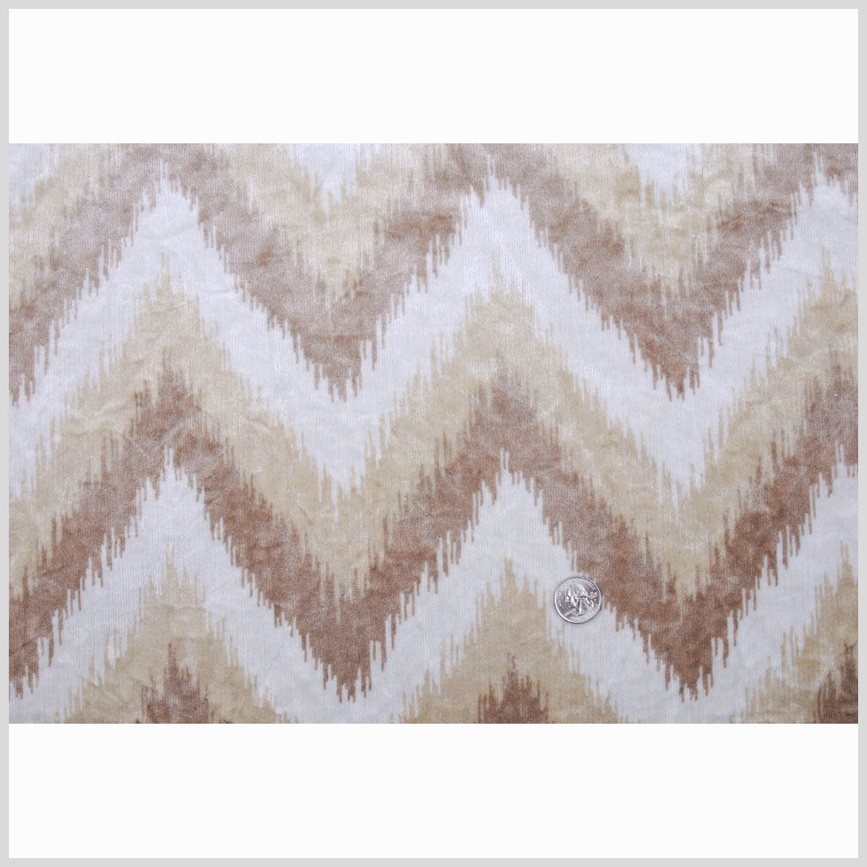 Beige Ikat Velvet Full Beige Ikat Velvet Full