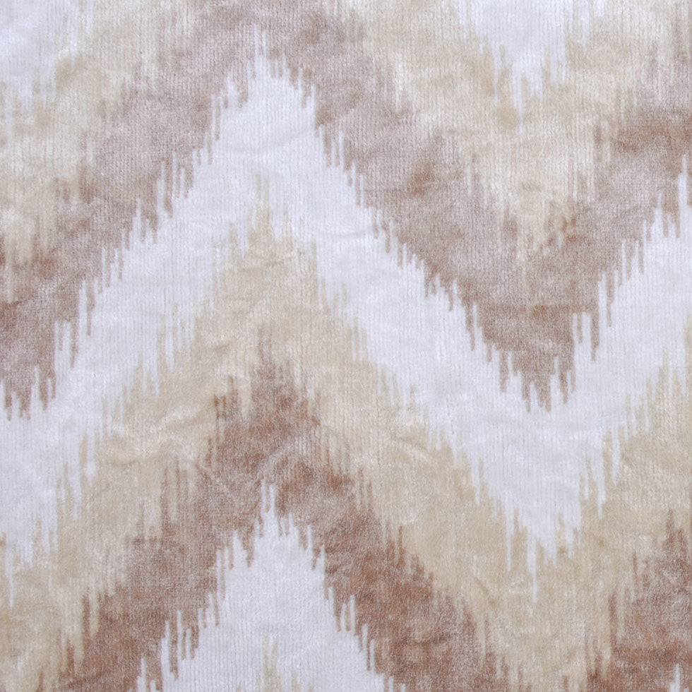 Beige Ikat Velvet Beige Ikat Velvet