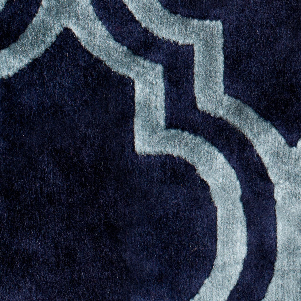 Navy Moroccan Velvet Detail Navy Moroccan Velvet Detail