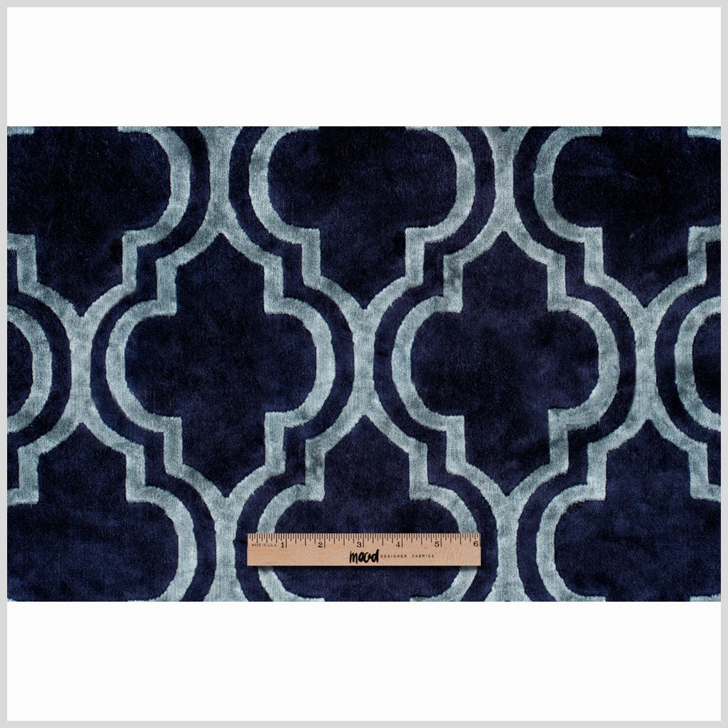 Navy Moroccan Velvet Full Navy Moroccan Velvet Full