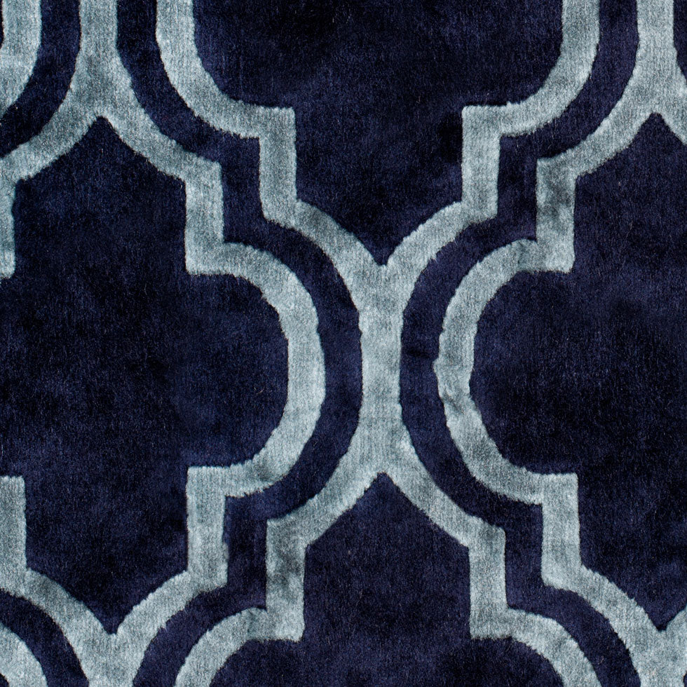 Navy Moroccan Velvet Navy Moroccan Velvet