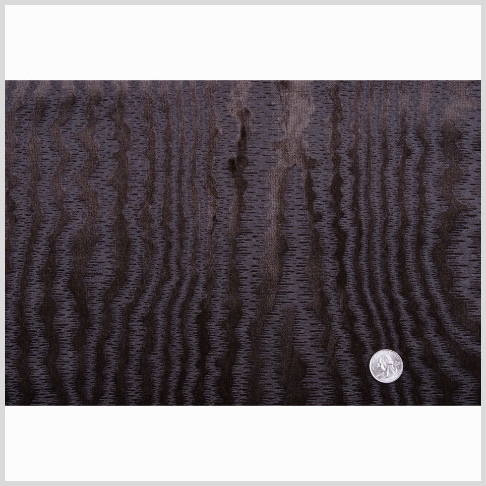 Brown Moire Velvet - Full Brown Moire Velvet - Full