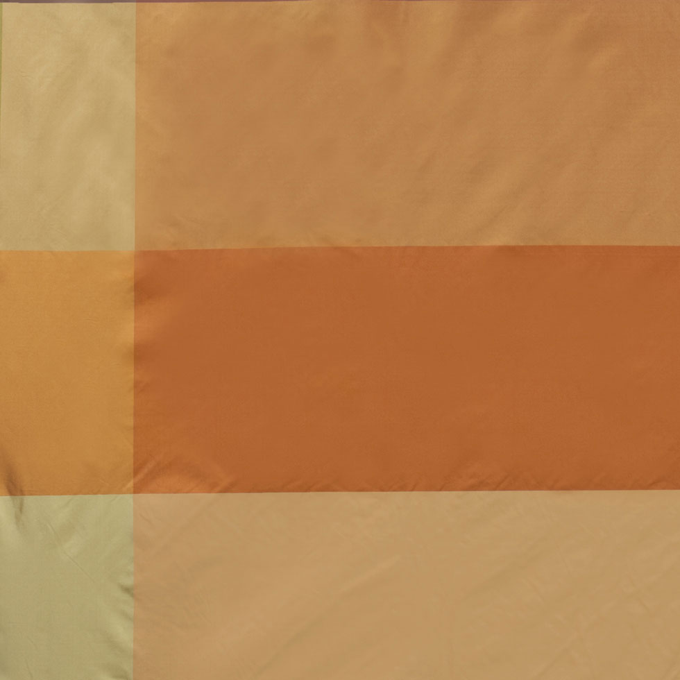 Gold, Taupe & Orange Armani Silk Taffeta Gold, Taupe & Orange Armani Silk Taffeta