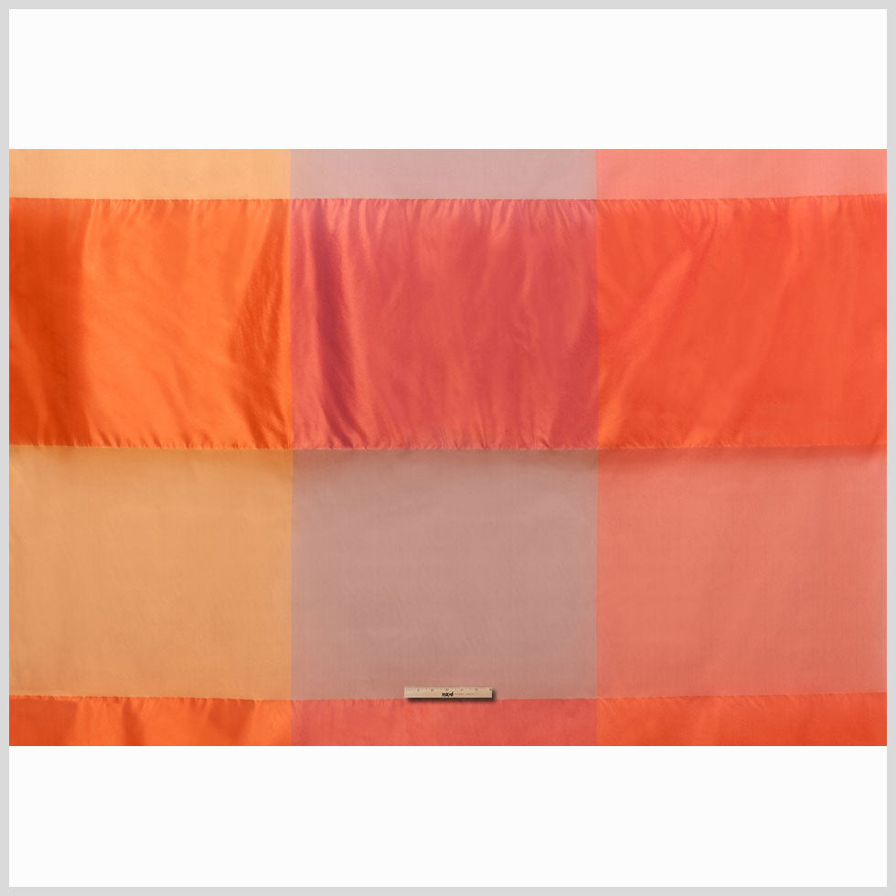 Purple & Orange Armani Silk Panel - Full Purple & Orange Armani Silk Panel - Full