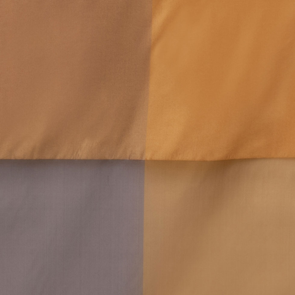 Orange & Red Armani Silk Panel - Detail Orange & Red Armani Silk Panel - Detail