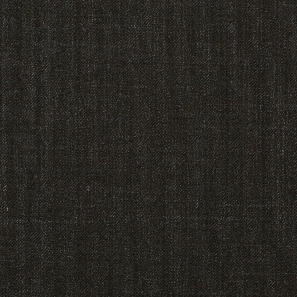Italian Charcoal Solid Wool Suiting - Detail Italian Charcoal Solid Wool Suiting - Detail