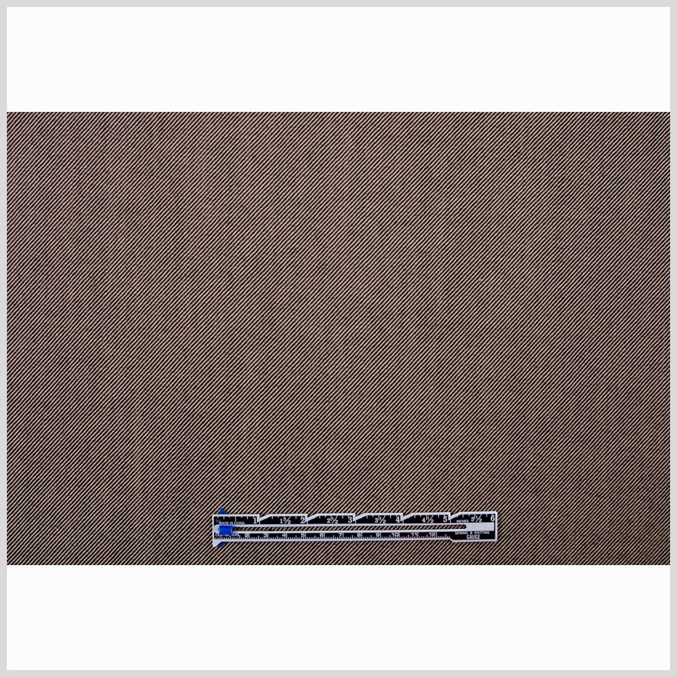 Italian Black/Bronze Wool-Cotton Twill - Full Italian Black/Bronze Wool-Cotton Twill - Full
