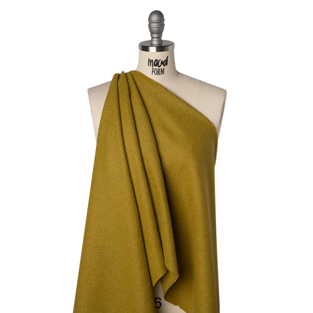 Italian Gold Textured Wool-Blend Drape Italian Gold Textured Wool-Blend Drape