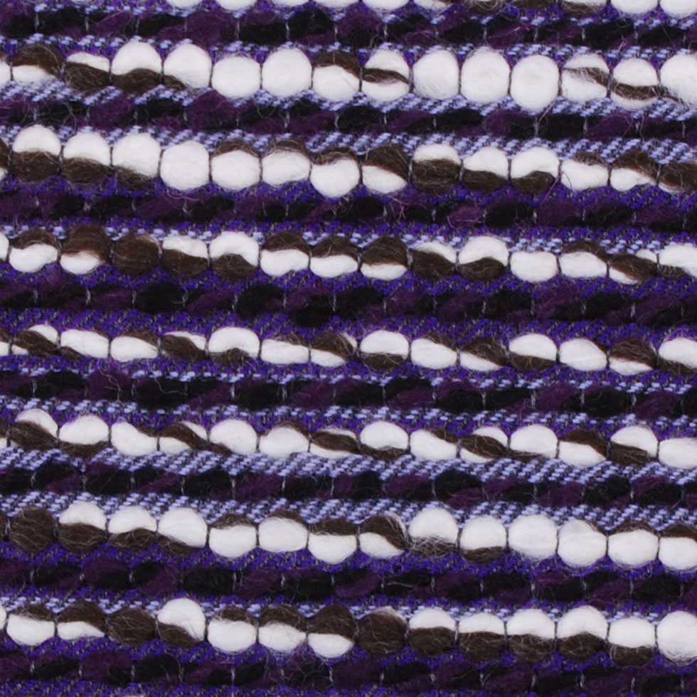 Italian Purple Striped Virgin Wool Detail Italian Purple Striped Virgin Wool Detail